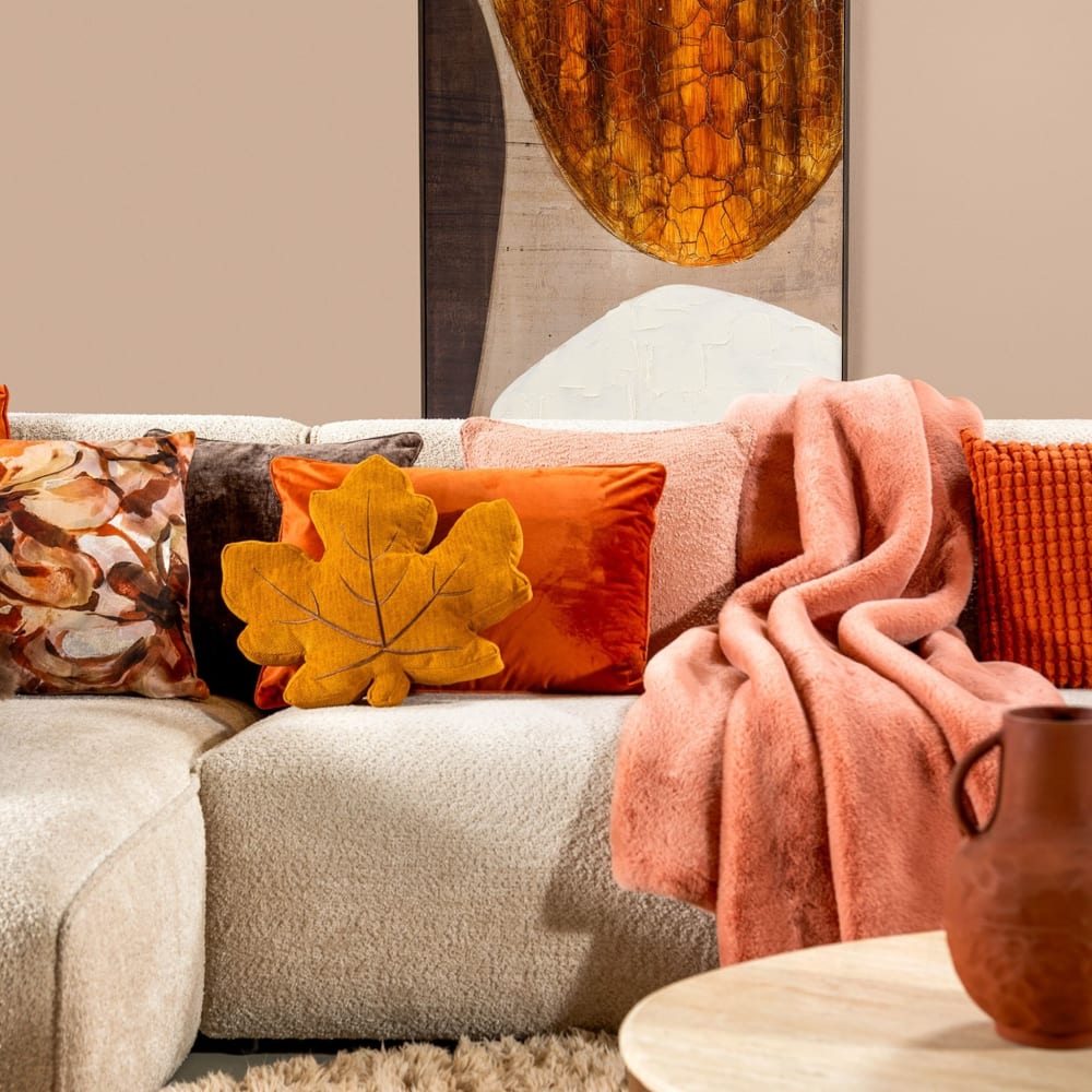 Housse de coussin orange 30x50 cm — vue 4