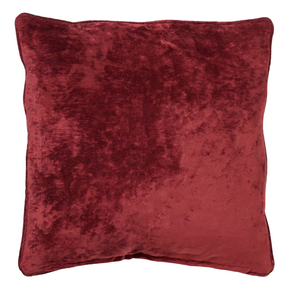 coussin rouge 50x50 cm