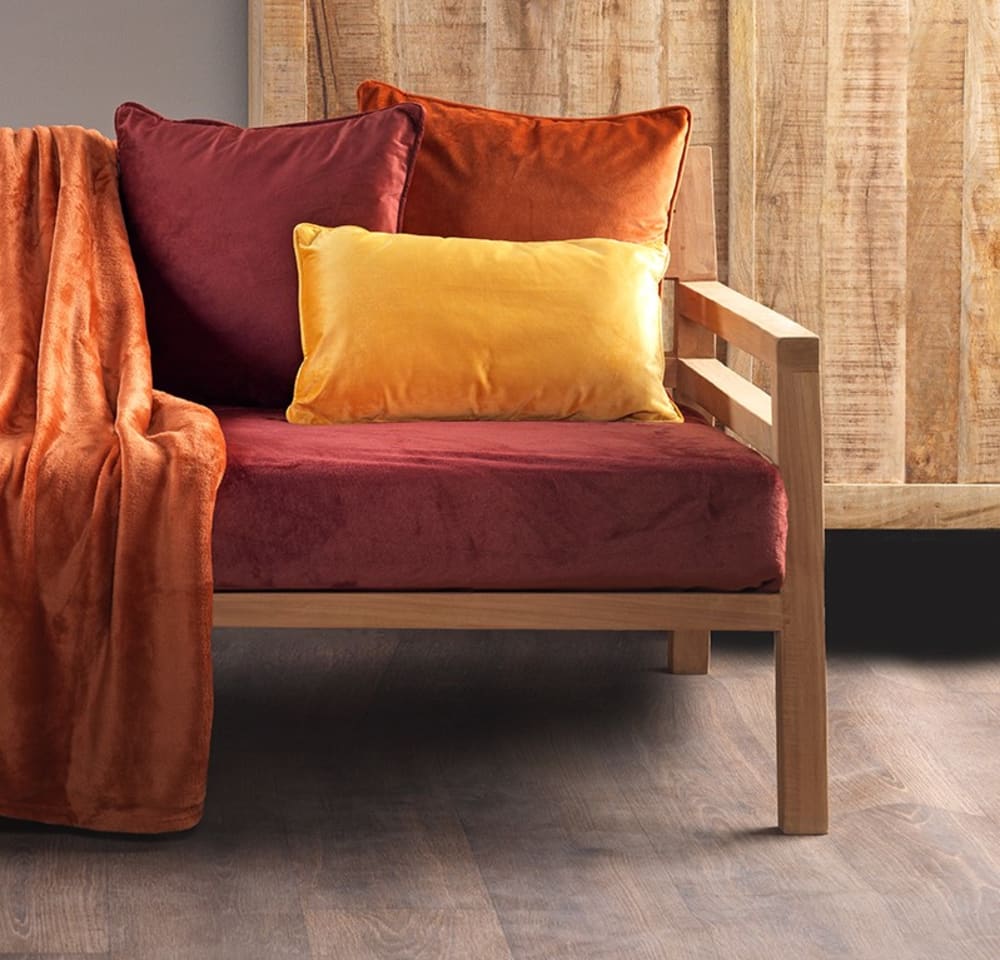 Coussin rouge 45x45 cm — vue 4