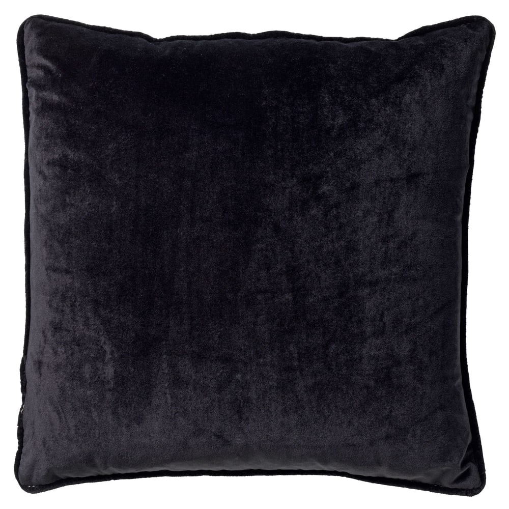 Housse de coussin noir 45x45 cm