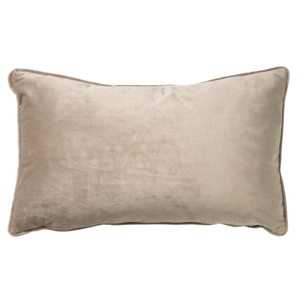 Housse de coussin beige 30x50 cm