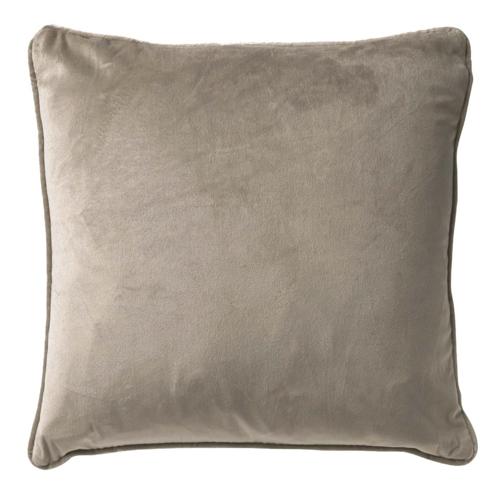 Housse de coussin marron 60x60 cm