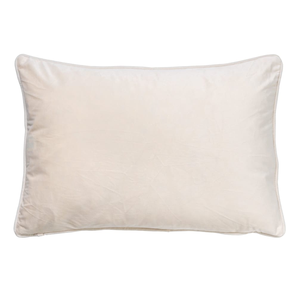 Housse de coussin blanche 40x60 cm