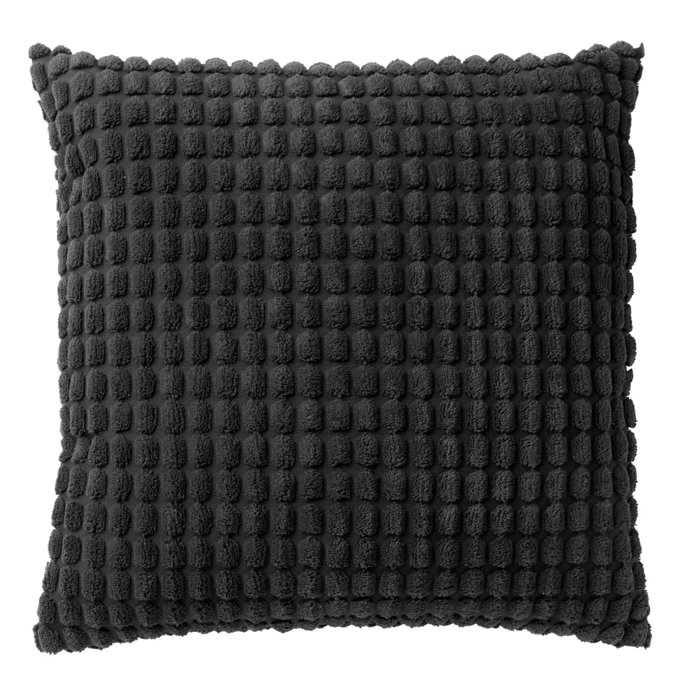 Housse de coussin noir 45x45 cm