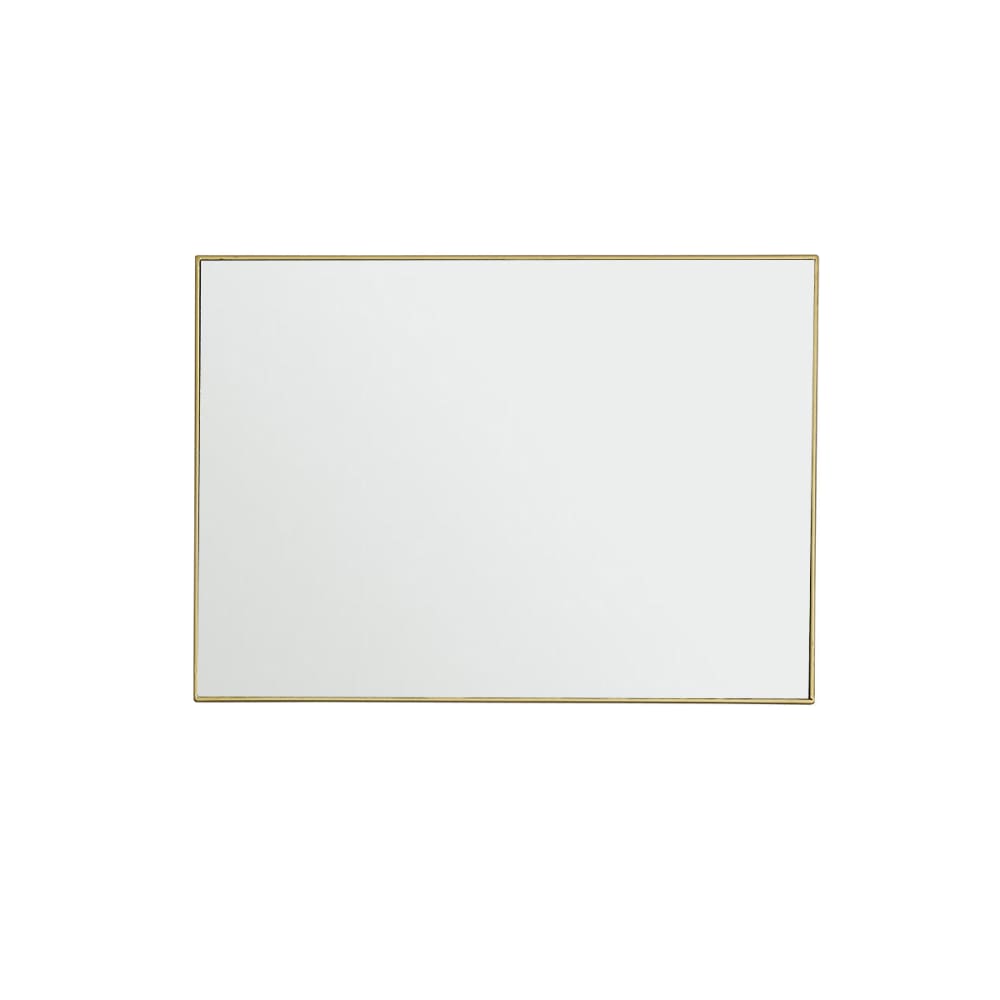 Miroir rectangulaire en métal