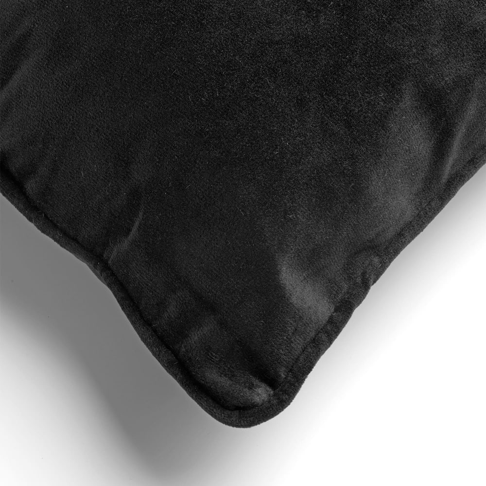 Coussin Noir 30x50 cm — vue 3
