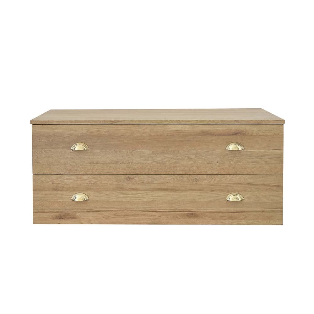 Meuble sous vasque en chêne massif 120 cm