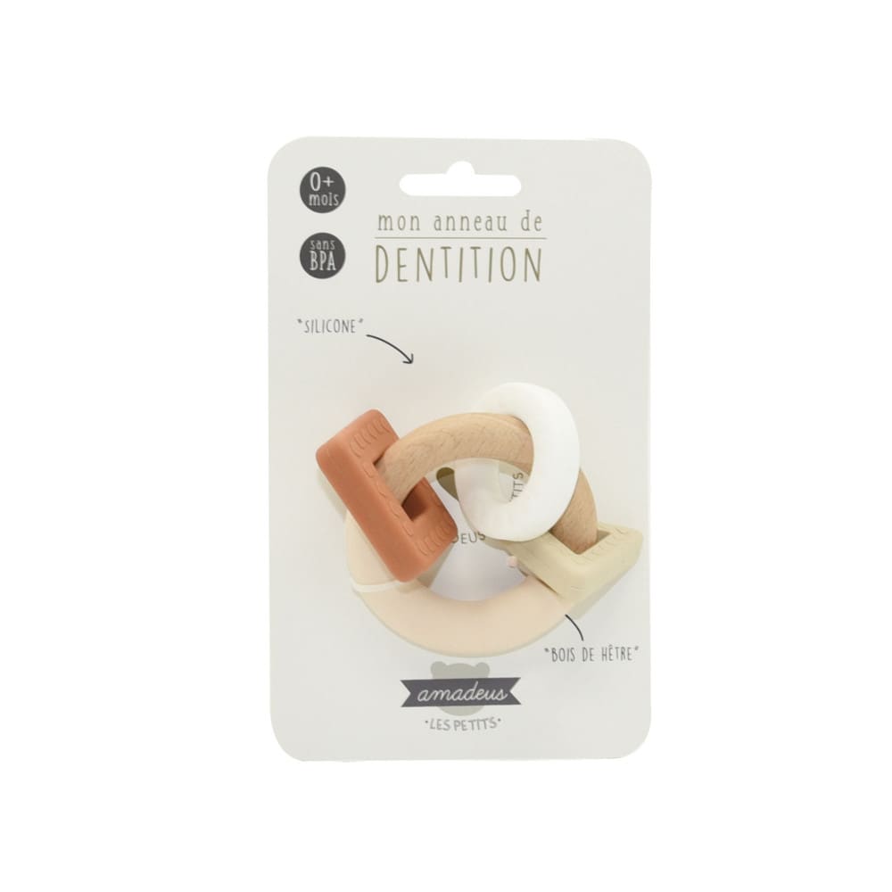 Anneau de dentition beige et safran - Maisons du Monde