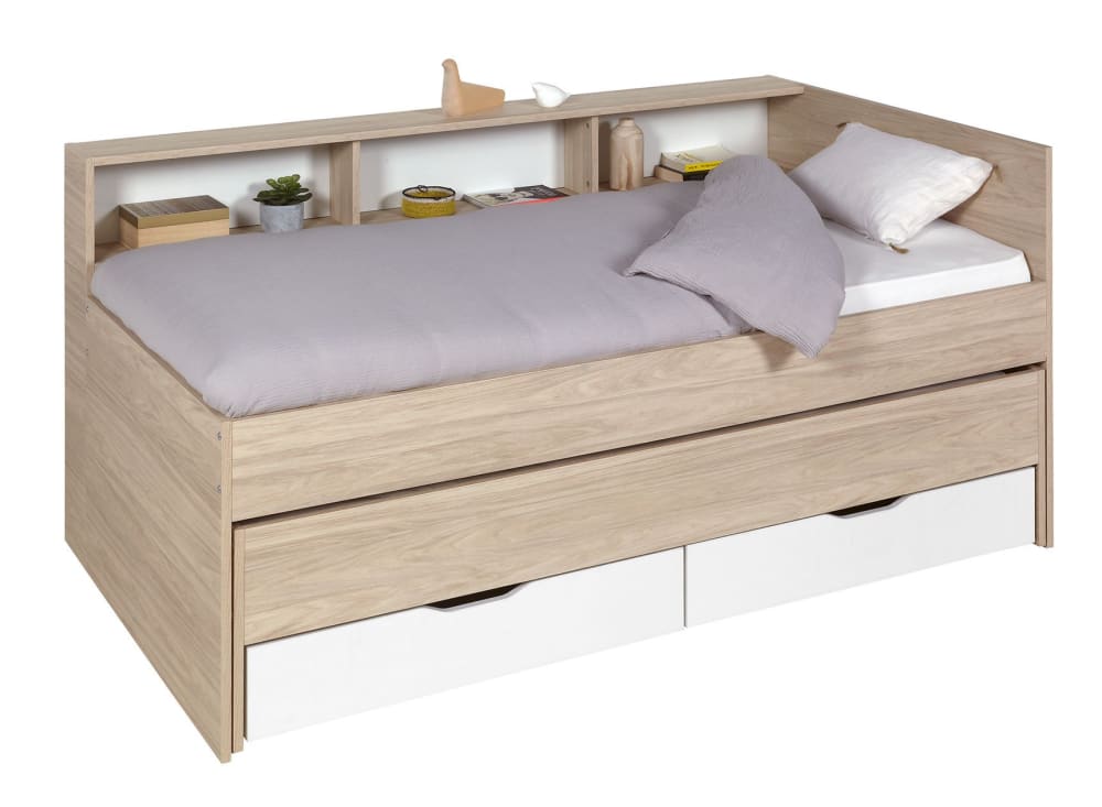 Lit gigogne 90x200 cm - tiroirs