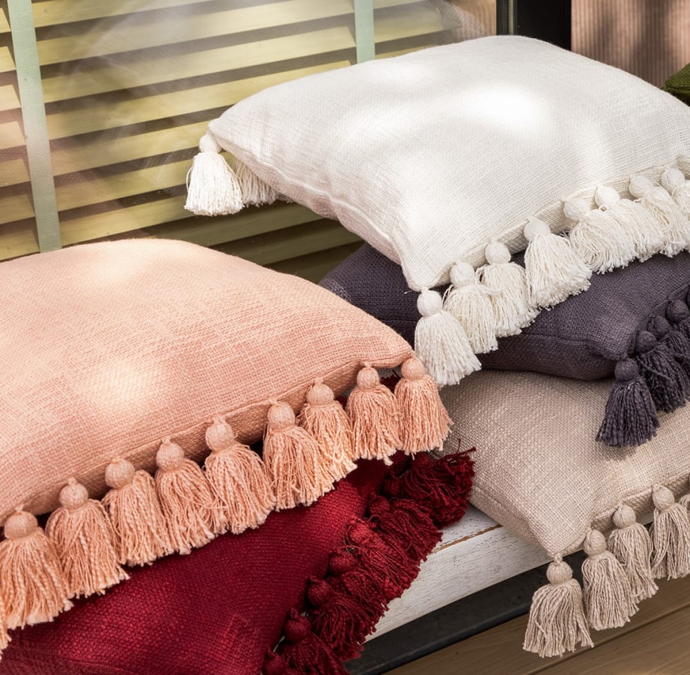 Housse de coussin Rose 45x45 cm - Maisons du Monde