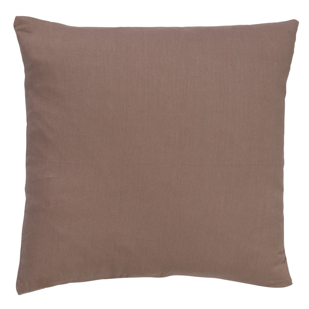 Housse de coussin marron 45x45 cm