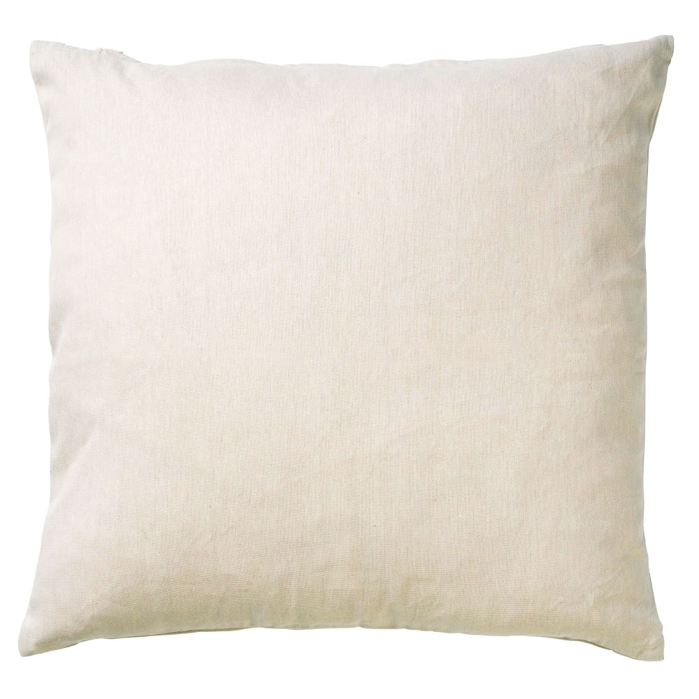 Housse de coussin beige 45x45 cm