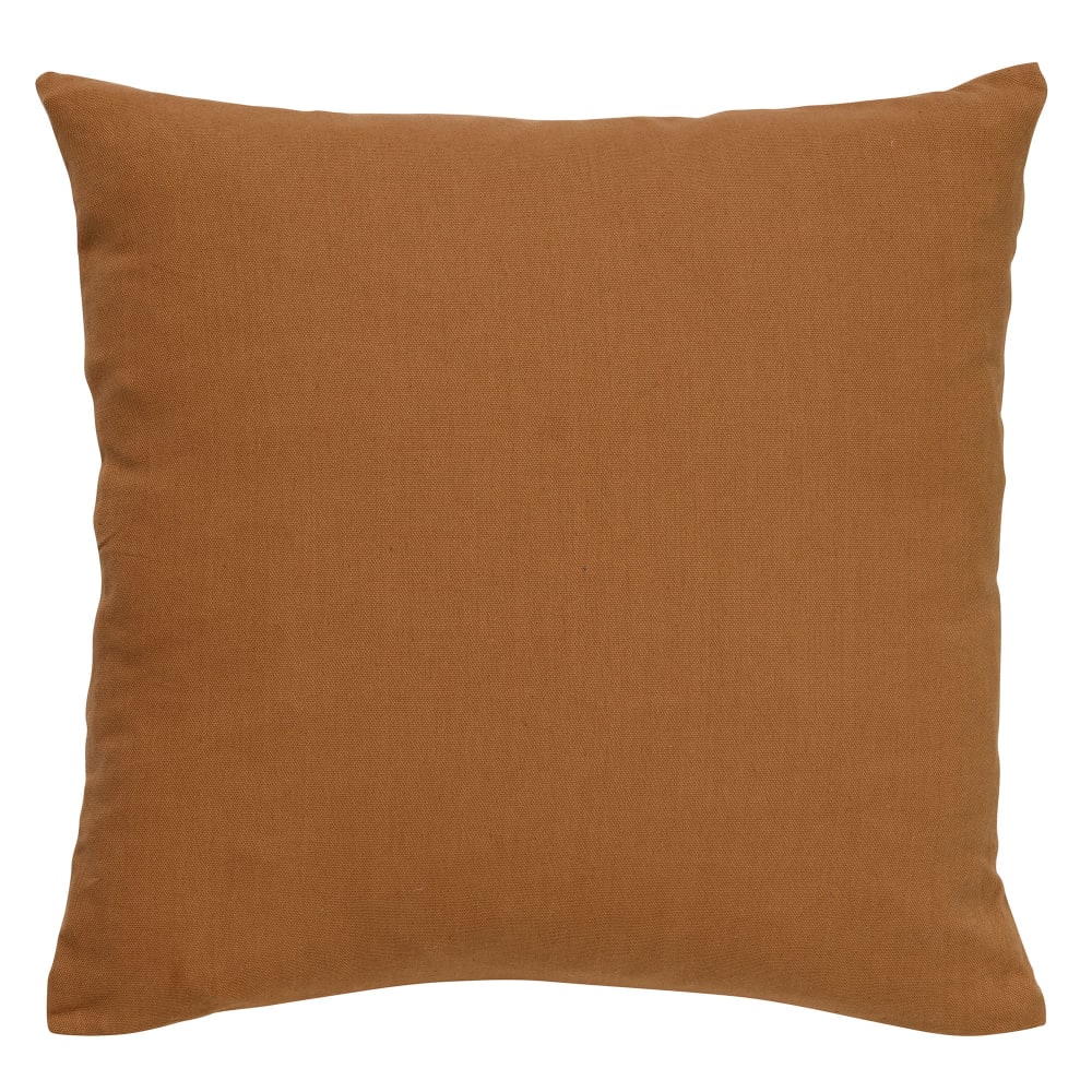 Housse de coussin marron 45x45 cm