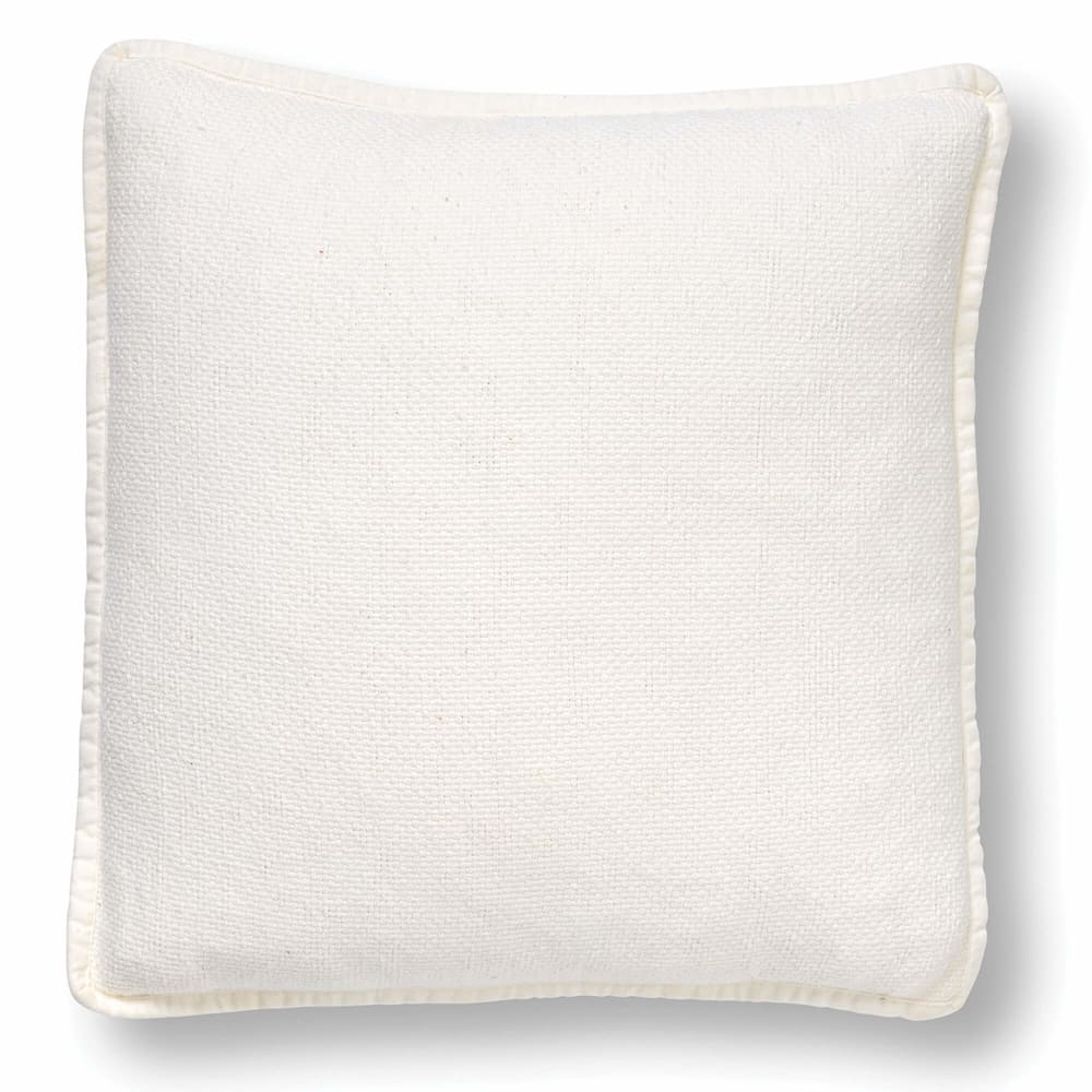 Housse de coussin Blanche 45x45 cm