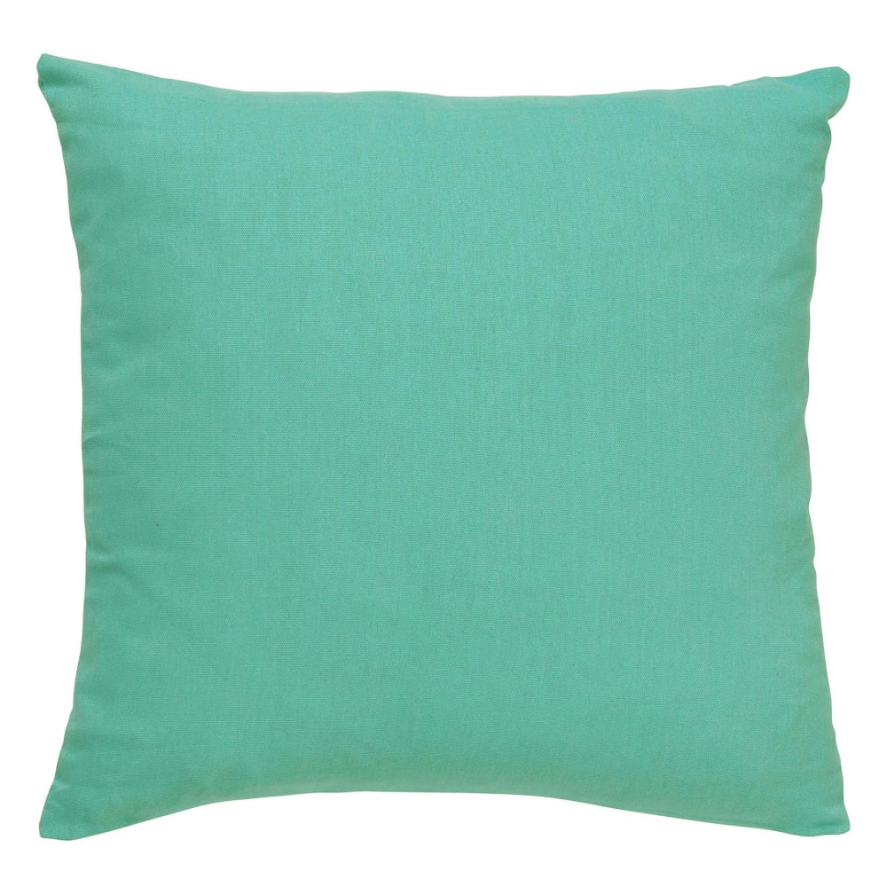 Housse de coussin bleu 45x45 cm