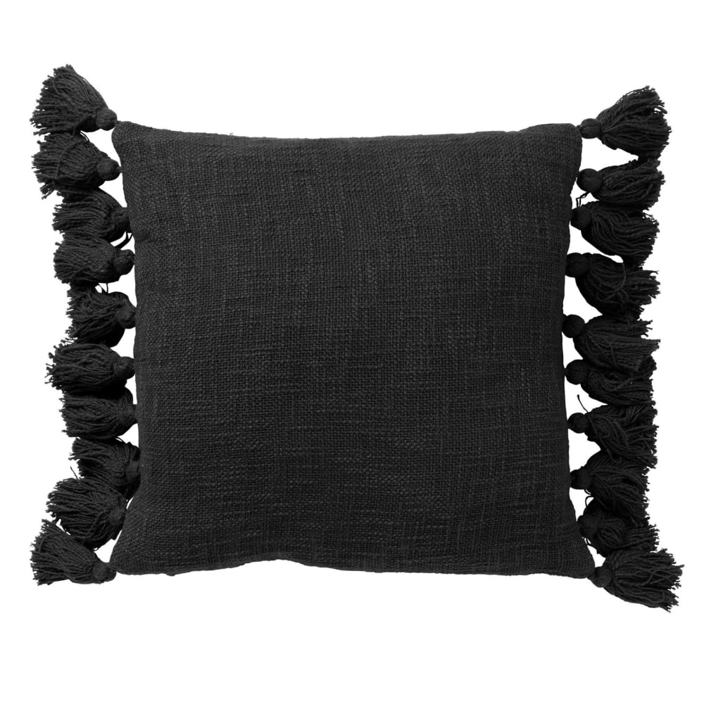 Housse de coussin Noir 45x45 cm