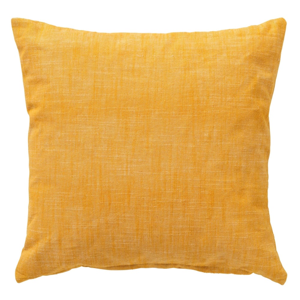 Housse de coussin jaune 45x45 cm