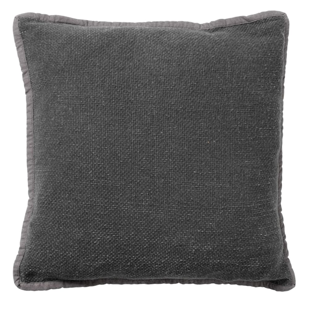 Housse de coussin gris 45x45 cm