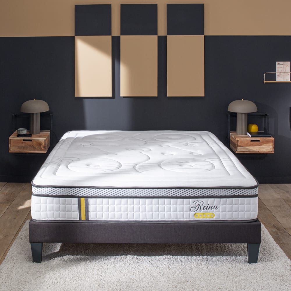 Matelas ressorts mémoire h26 160x200 - Maisons du Monde
