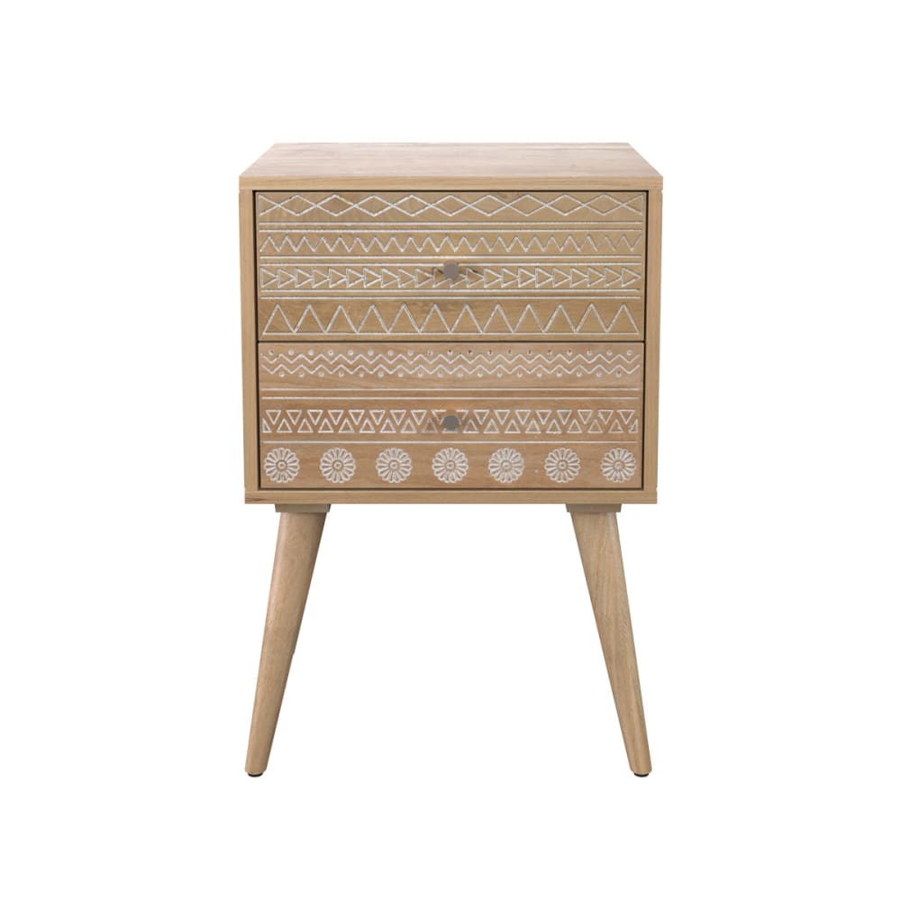 Table de chevet en bois