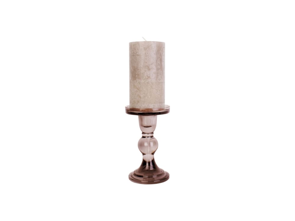 Bougeoir en verre Glass Art pour bougie large — vue 3