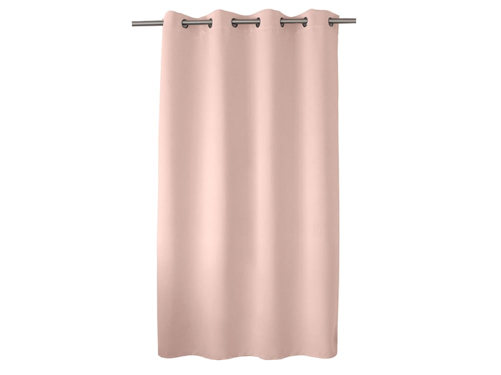 Rideau occultant avec œillets 140 x 180 cm vieux rose - Maisons du Monde