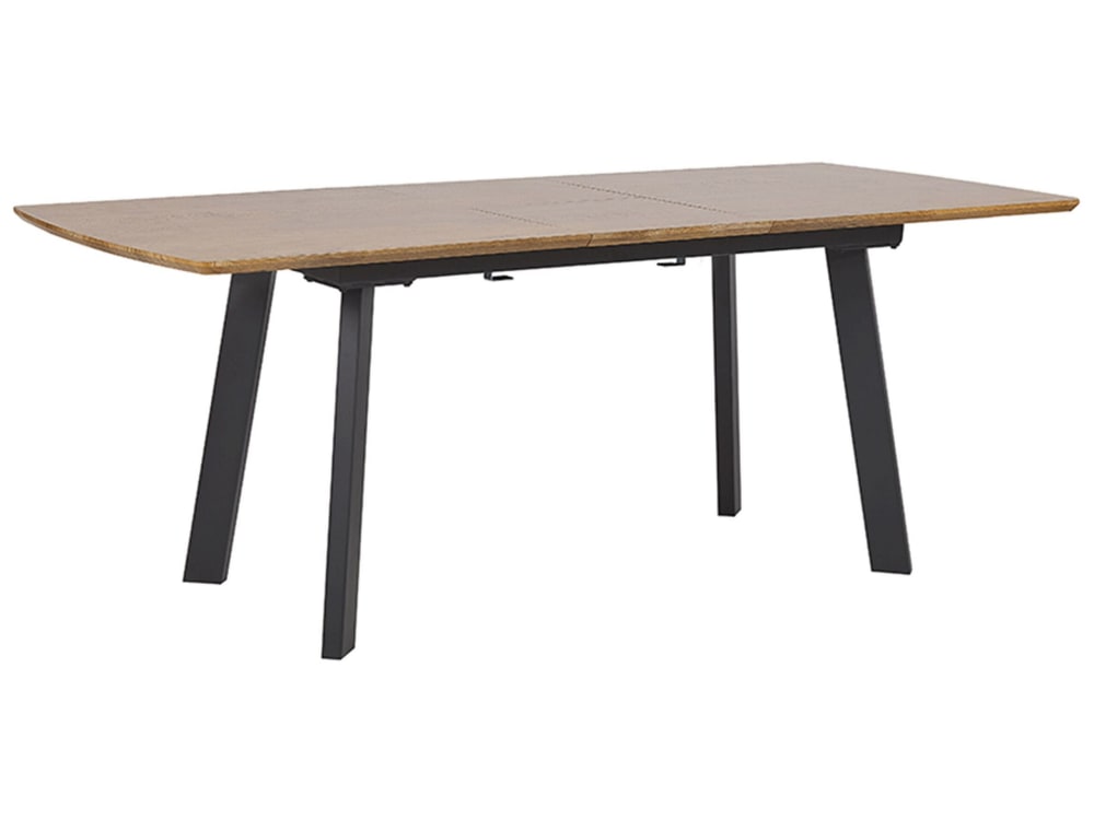 Beliani Esszimmertisch 8 Personen aus Mdf-platte, braun style modern - Spanplatte