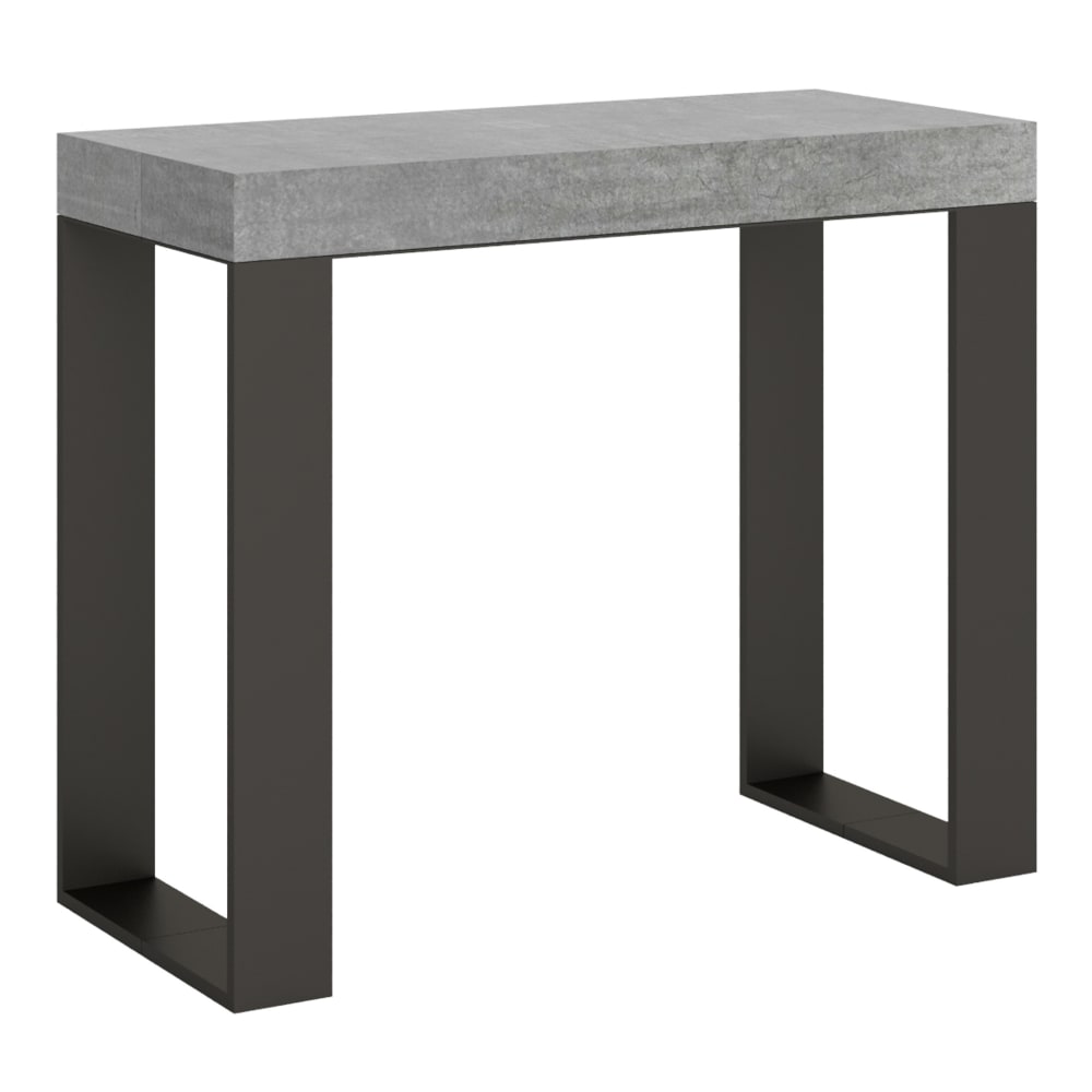 Console extensible 90x40/196 - effet bois