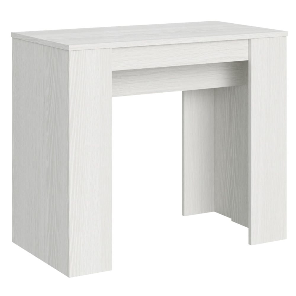 Itamoby Ausziehbarer Konsolentisch 90x48/308cm in Holzoptik Esche weiß style modern - Spanplatte