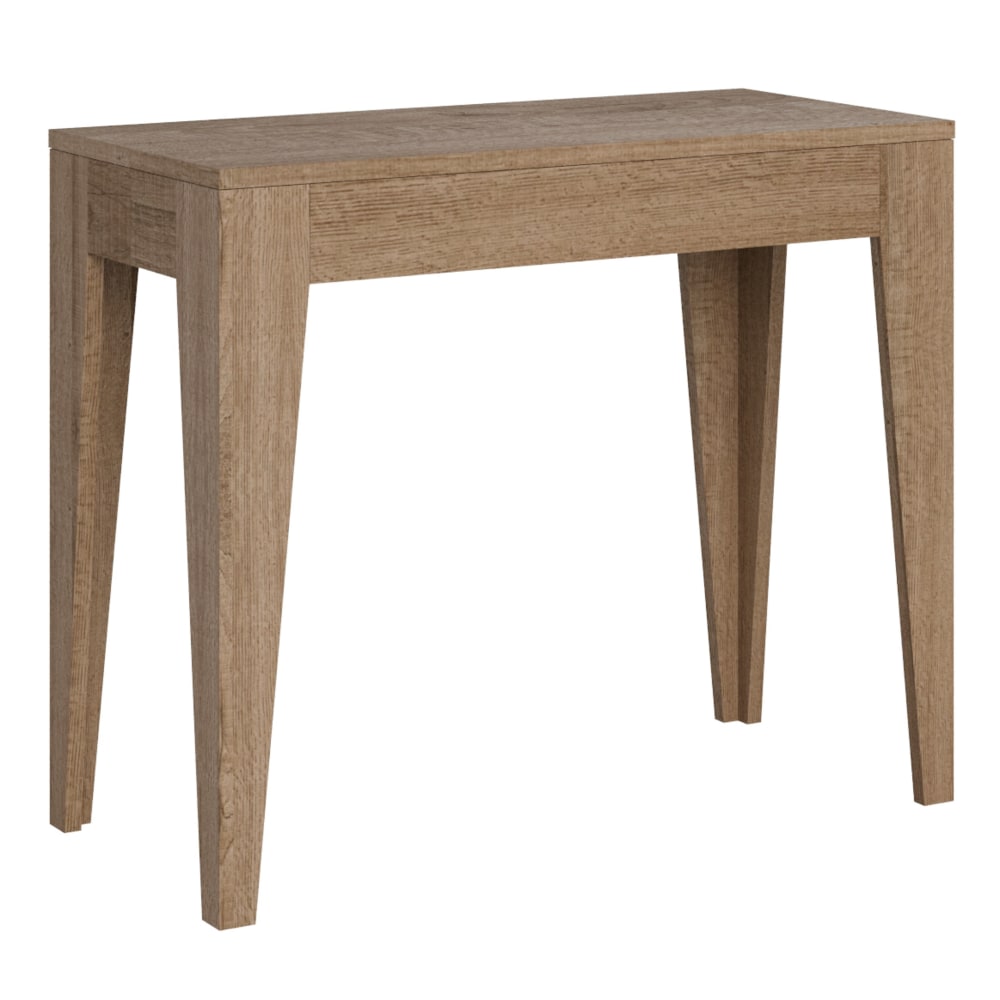 Itamoby Ausziehbarer Konsolentisch 90x42/198cm in Holzoptik Eiche Natur style modern Braun Spanplatte