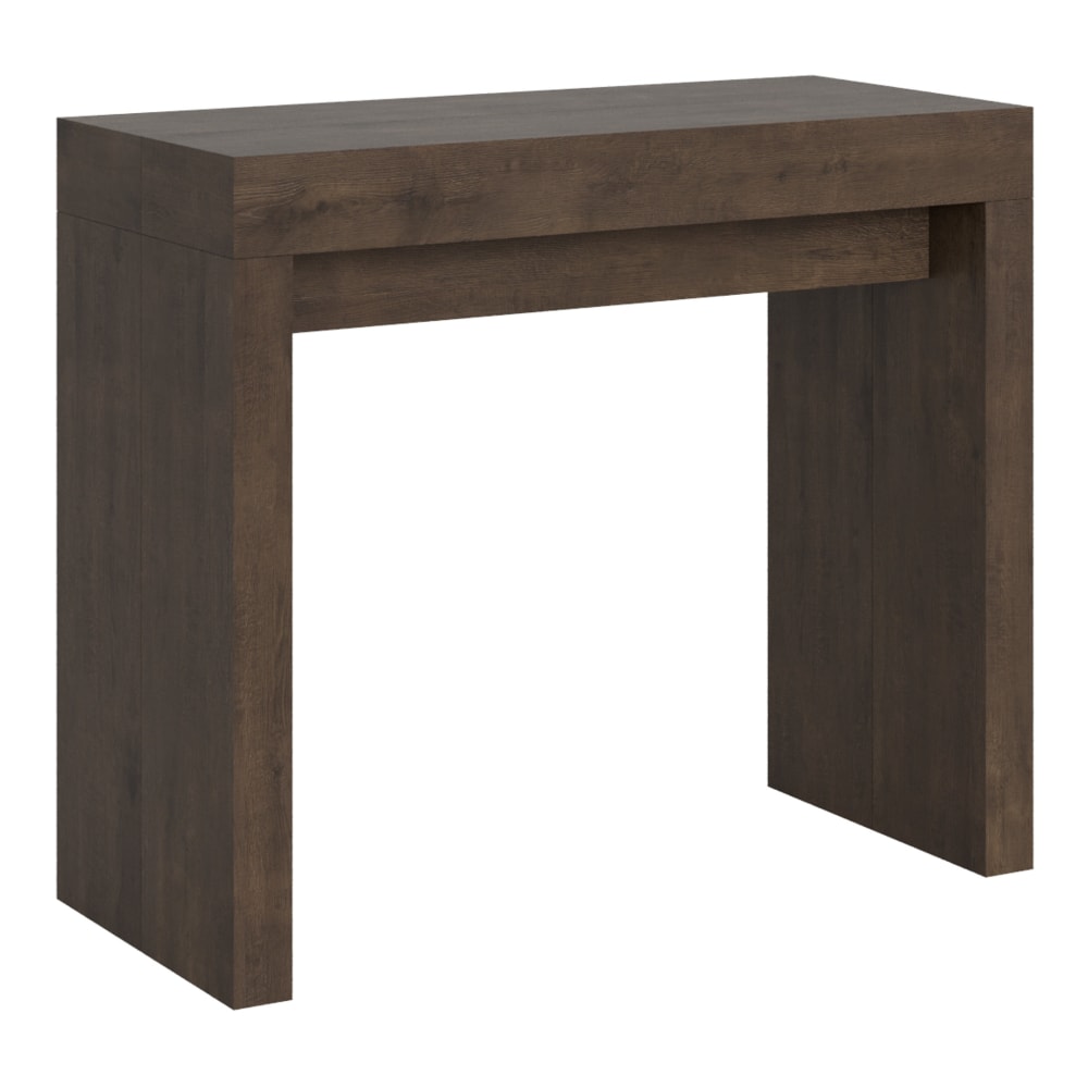 Console extensible 90x40/196 - noyer