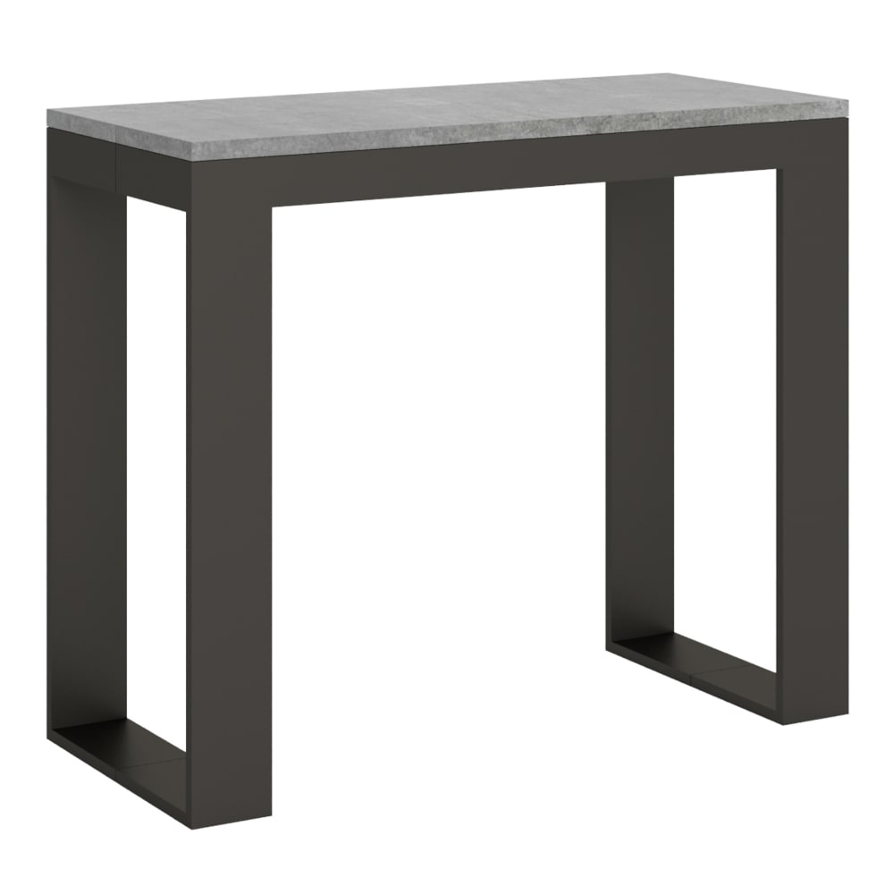 Console extensible 90x40/300 - effet bois