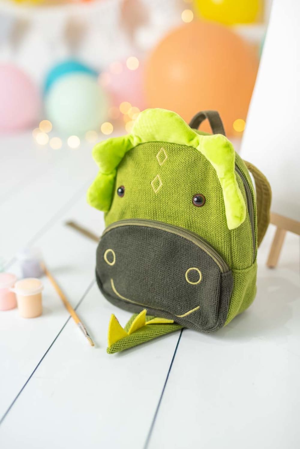 Sac à dos 100% coton dragon vert - Maisons du Monde