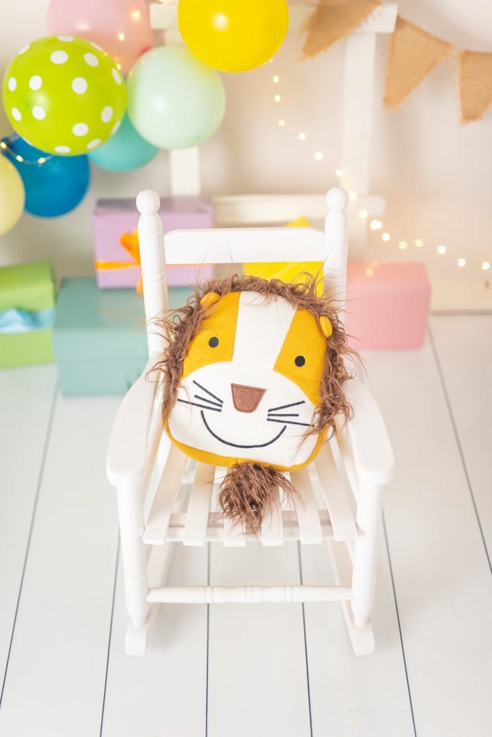Cojín Simba de algodón 100% marrón 24X24 cm - Maisons du Monde