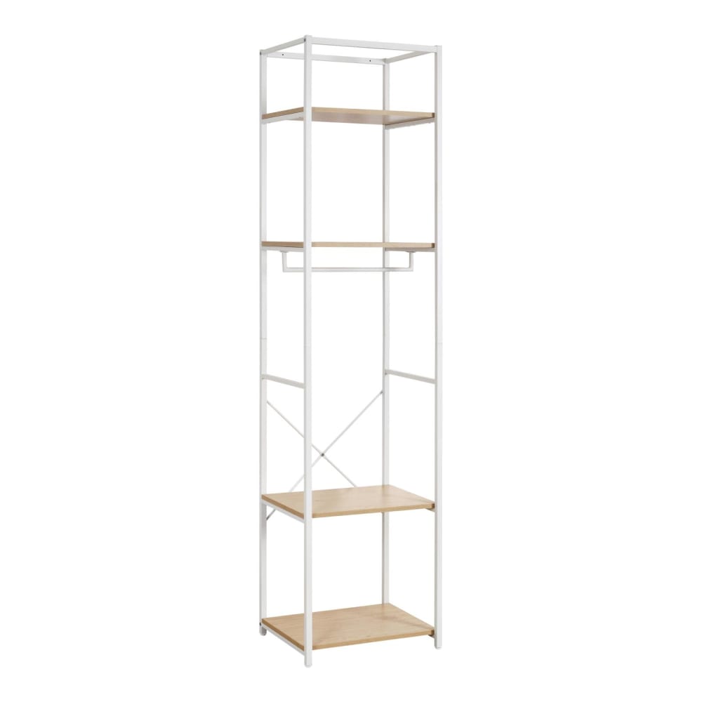 Portant vêtements  en bois et métal 50x200cm