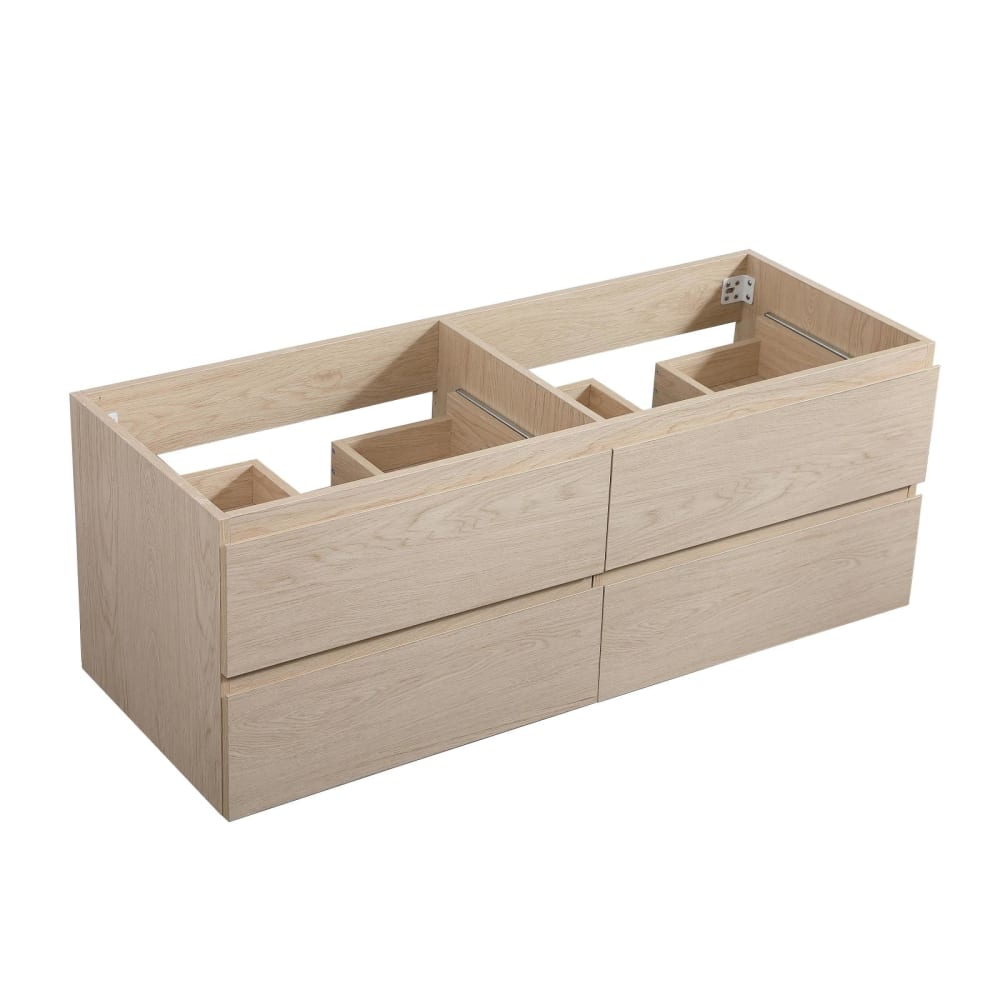 Meuble sous vasque suspendu  4 tiroirs 120cm