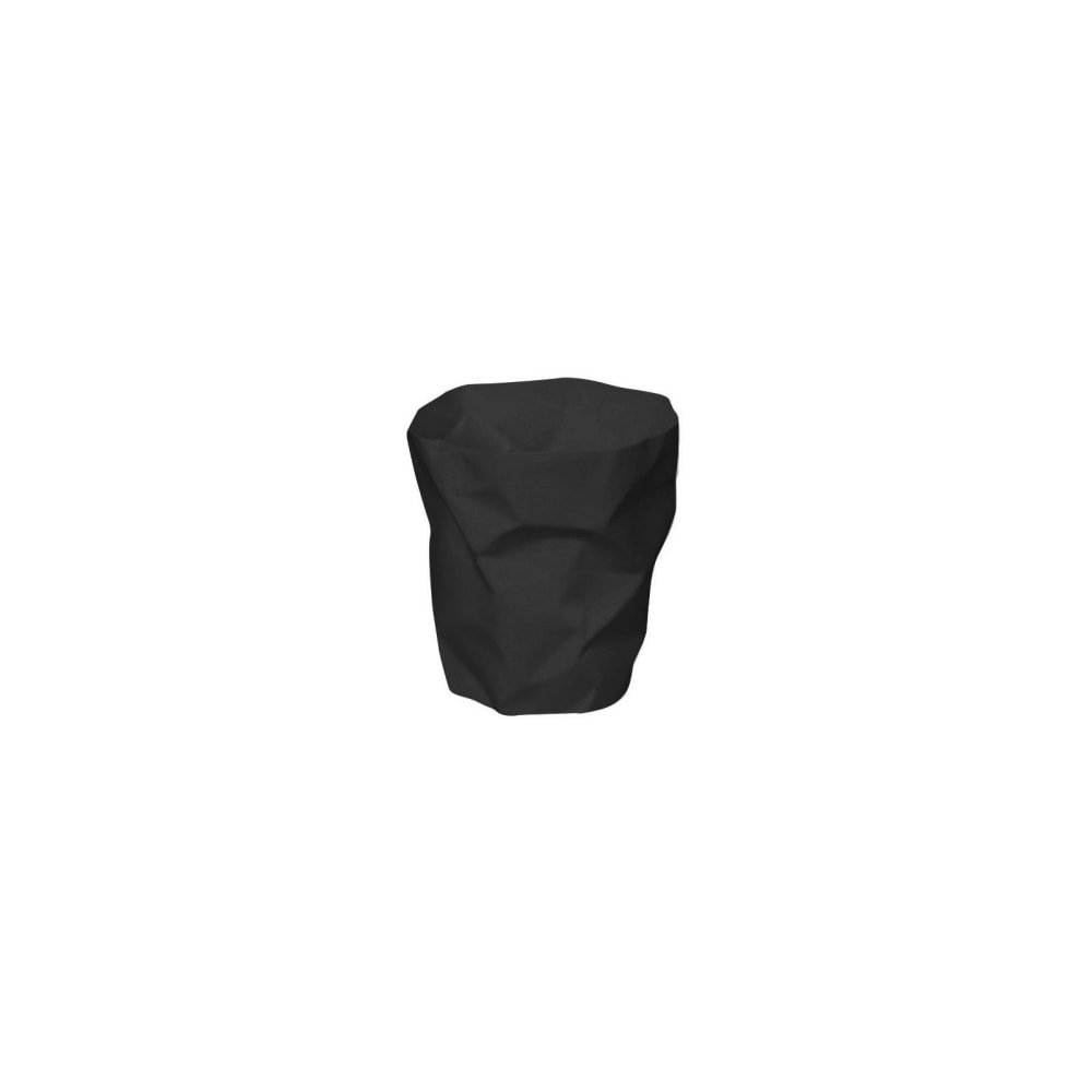 Mob In Poubelle de bureau effet froissé noire - Pvc - Poly Chlorure De Vinyle