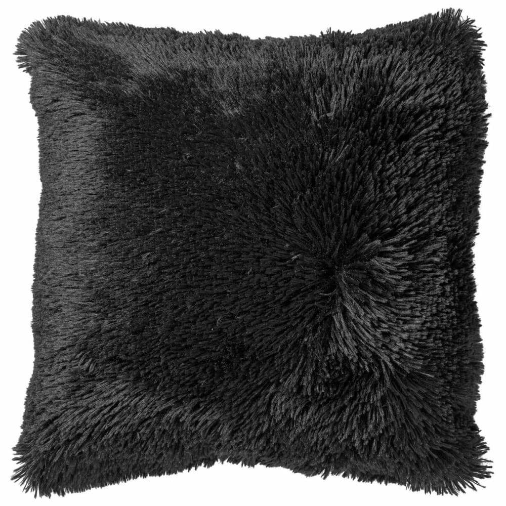 coussin noir 45x45 cm