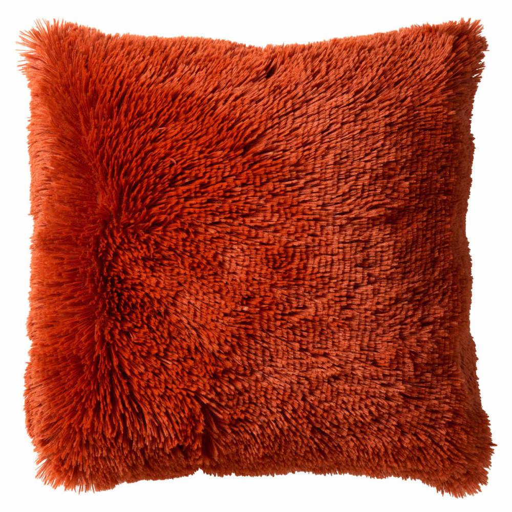 coussin orange 45x45 cm