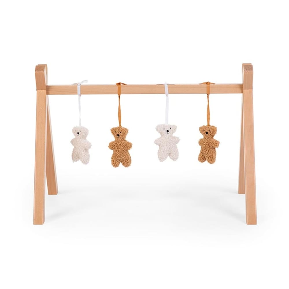 Jouets pour arche d'activités Teddy beige et écru (4 pièces) - Maisons du Monde