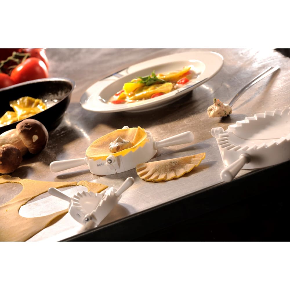 Moule à raviolis lot de 3 pièces en plastique blanc - Maisons du Monde
