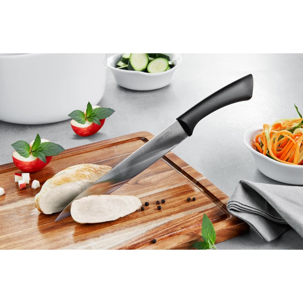 Coltello da carne lame acciaio 420J2 nero/argento - GEFU