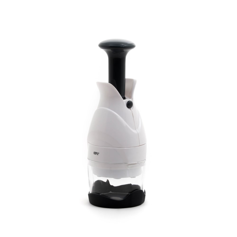 GEFU Hachoir de légumes et de fines herbes en acier inoxydable blanc style classique chic
