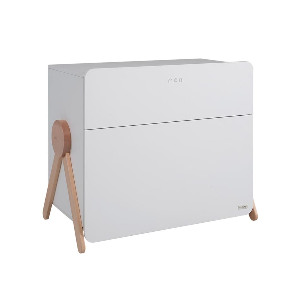 Micuna - Commode 2 tiroirs  blanc