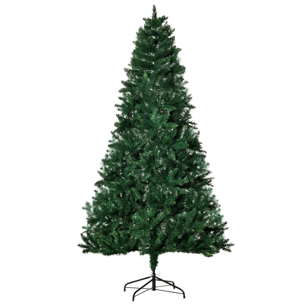 Albero di natale artificiale pvc con base 1064 rami φ105x210cm -