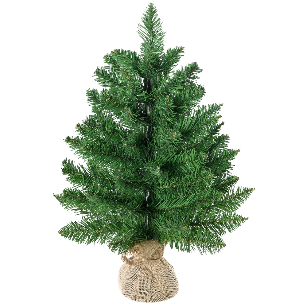 Albero di natale con rami folti e aghi realistici in pvc verde - Verde - PVC - Cloruro di polivinile