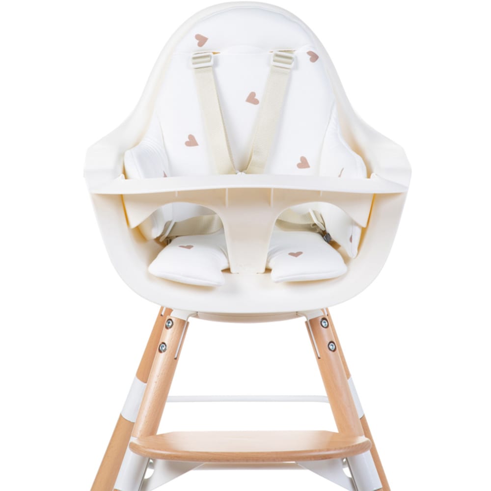 Childhome Coussin de chaise haute Beige Coton - 60x2x55cm