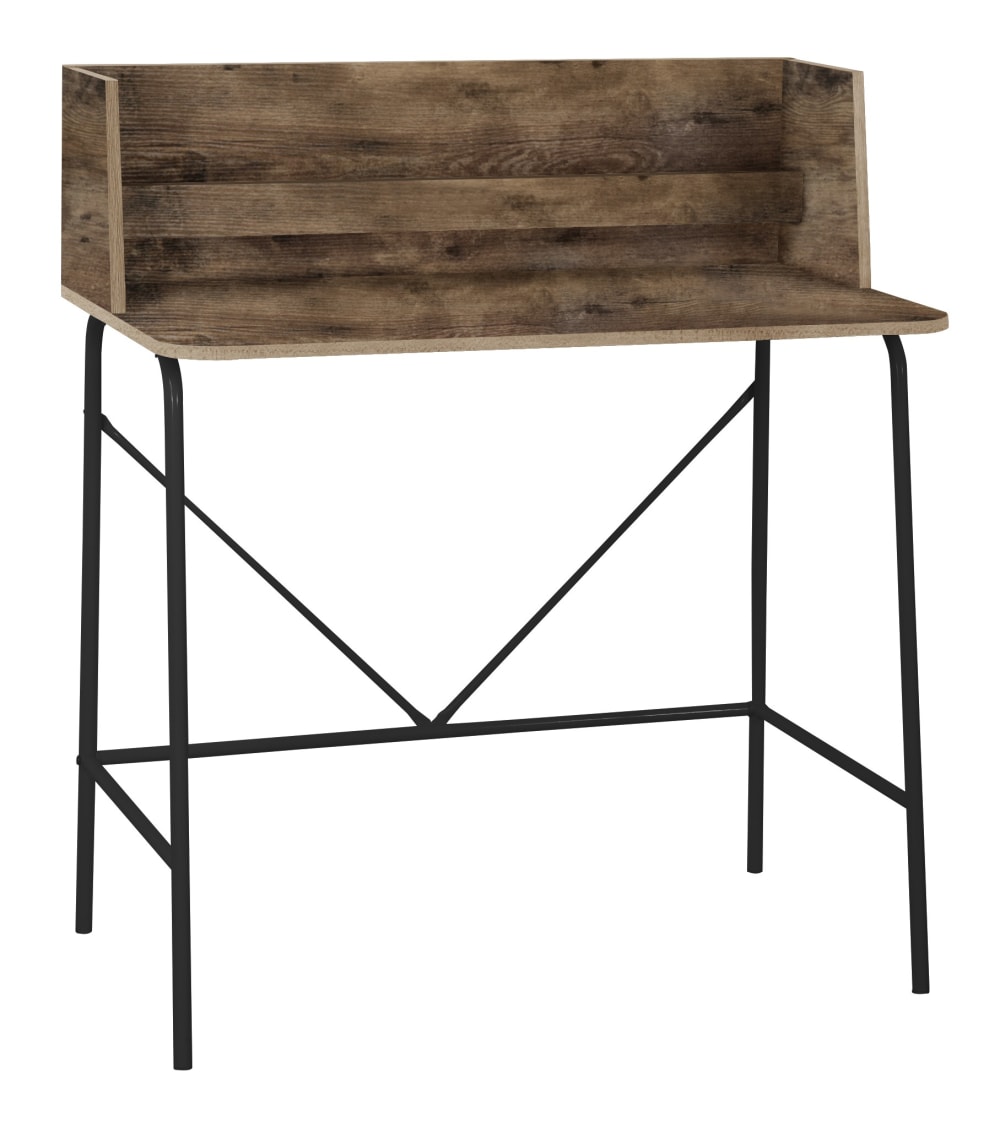 bureau en métal et bois