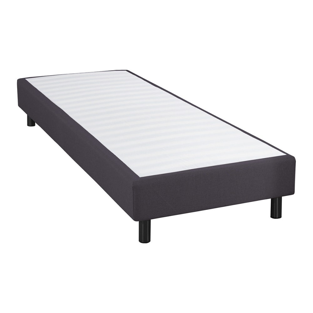 Sommier tapissier démontable 90x190cm anthracite