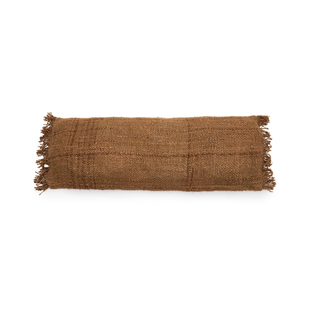 Funda de cojín de algodón en marrón 35x100x10 cm - Maisons du Monde